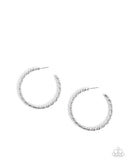 Paparazzi "Coiled Class" Silver Post Earrings Paparazzi Jewelry