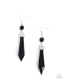 Paparazzi "Palatial Pizzazz" Black Earrings Paparazzi Jewelry