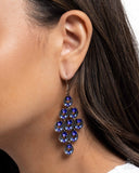 Paparazzi "Find Your Sparkle" Blue Earrings Paparazzi Jewelry