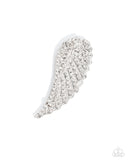 Paparazzi "Angelic Affection" White Brooch Pin Paparazzi Jewelry