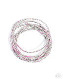 Paparazzi "Candlelight Cascade" Purple Bracelet Paparazzi Jewelry