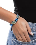 Paparazzi "Prismatic Profession" Blue Bracelet Paparazzi Jewelry