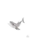 Paparazzi "Whale of a Time" Silver Ring Paparazzi Jewelry