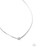 Paparazzi "Straight Up Stellar" Blue Necklace & Earring Set Paparazzi Jewelry