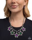 Paparazzi "Seed Bead Statement" Purple Necklace & Earring Set Paparazzi Jewelry