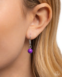 Paparazzi "Seed Bead Statement" Purple Necklace & Earring Set Paparazzi Jewelry