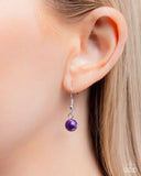 Paparazzi "Floral Form" Purple Necklace & Earring Set Paparazzi Jewelry