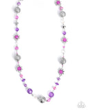 Paparazzi "Wishful Whimsy" Purple Necklace & Earring Set Paparazzi Jewelry