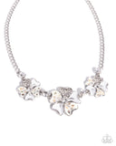 Paparazzi "Whimsical Wayfare" White Necklace & Earring Set Paparazzi Jewelry