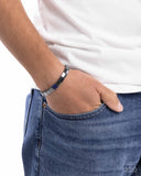 Paparazzi "Sporadic Squares" Blue Mens Urban Bracelet Unisex Paparazzi Jewelry