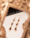 Paparazzi "Teardrop Tenure" Brown Earrings Paparazzi Jewelry