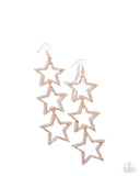 Paparazzi "Star-Crossed Success" Gold Earrings Paparazzi Jewelry