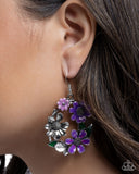 Paparazzi "Wreathed Weekday" Purple Earrings Paparazzi Jewelry