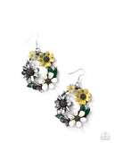 Paparazzi "Wreathed Weekday" Yellow Earrings Paparazzi Jewelry
