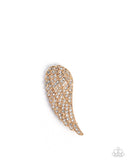 Paparazzi "Angelic Affection" Gold Brooch Pin Paparazzi Jewelry