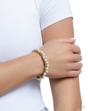 Paparazzi "Principal Pearls" Gold Bracelet Paparazzi Jewelry