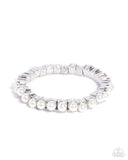 Paparazzi "Principal Pearls" White Bracelet Paparazzi Jewelry