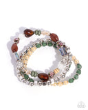 Paparazzi "Doting Delight" Brown Bracelet Paparazzi Jewelry
