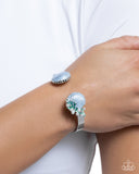 Paparazzi "Seashell Splendor" Blue Bracelet Paparazzi Jewelry