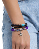 Paparazzi "Sensible Star" Purple Bracelet Paparazzi Jewelry