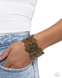 Paparazzi "Heart Headline" Brass Bracelet Paparazzi Jewelry