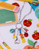Paparazzi "First Day of the Semester" Multi Lanyard Necklace & Earring Set Paparazzi Jewelry