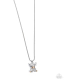 Paparazzi "Highland Hero" Silver Necklace & Earring Set Paparazzi Jewelry