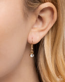 Paparazzi "Dragonfly Direction" Gold Necklace & Earring Set Paparazzi Jewelry