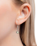Paparazzi "Transparent Tapestry" Green Necklace & Earring Set Paparazzi Jewelry