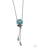 Paparazzi "Floral Fidelity" Brass Necklace & Earring Set Paparazzi Jewelry