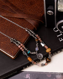 Paparazzi "Blooming Barricade" Orange Necklace & Earring Set Paparazzi Jewelry