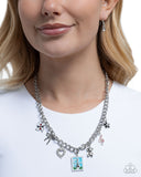 Paparazzi "Parisian Pedestal" Red Necklace & Earring Set Paparazzi Jewelry