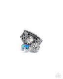 Paparazzi "Edgy Expectation" Black Ring Paparazzi Jewelry
