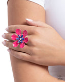 Paparazzi "Blooming Boundary" Pink Ring Paparazzi Jewelry