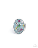 Paparazzi "Hummingbird Hope" Blue Ring Paparazzi Jewelry