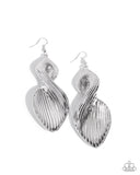 Paparazzi "Skinny Spiral" Silver Earrings Paparazzi Jewelry