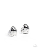 Paparazzi "Sweetheart Stars" White Post Earrings Paparazzi Jewelry