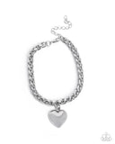 Paparazzi "Dancing Damsel" Silver Bracelet Paparazzi Jewelry