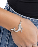 Paparazzi "Whimsical Whale" Silver Bracelet Paparazzi Jewelry