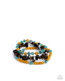 Paparazzi "Santa Fe Stacks" Black Bracelet Paparazzi Jewelry