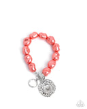 Paparazzi "Coastal Cadenza" Orange Bracelet Paparazzi Jewelry