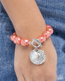 Paparazzi "Coastal Cadenza" Orange Bracelet Paparazzi Jewelry