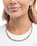 Paparazzi "Mesmerizing Model" Multi Necklace & Earring Set Paparazzi Jewelry