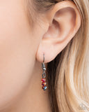 Paparazzi "Rushing Radiance" Red Necklace & Earring Set Paparazzi Jewelry