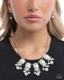 Paparazzi "Proverbial Pearls" White Necklace & Earring Set Paparazzi Jewelry
