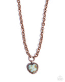 Paparazzi "Heartfelt Horoscope" Copper Necklace & Earring Set Paparazzi Jewelry