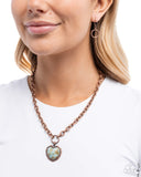 Paparazzi "Heartfelt Horoscope" Copper Necklace & Earring Set Paparazzi Jewelry