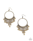 Paparazzi "Chandelier Change" Brass Earrings Paparazzi Jewelry