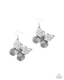 Paparazzi "Soaring Skill" Silver Earrings Paparazzi Jewelry
