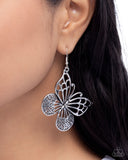 Paparazzi "Soaring Skill" Silver Earrings Paparazzi Jewelry